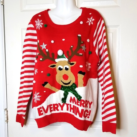 No Boundaries Sweaters - Ugly Christmas Sweater Womens Longsleeve Christmas Sweater